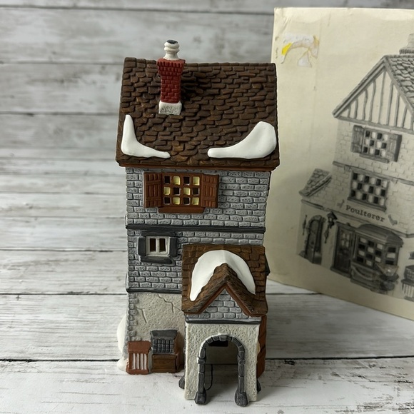 Department 56 Dickens' Village Poulterer 5926-9 Original Box vintage - Picture 1 of 6